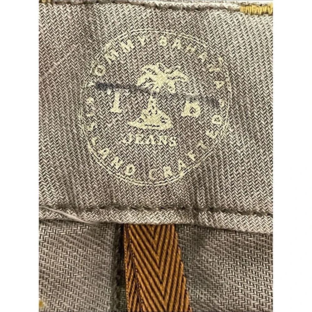 Tommy Bahama Island Crafted Linen Blend Pants Mens 32x32 Tan Khaki 5 Pocket